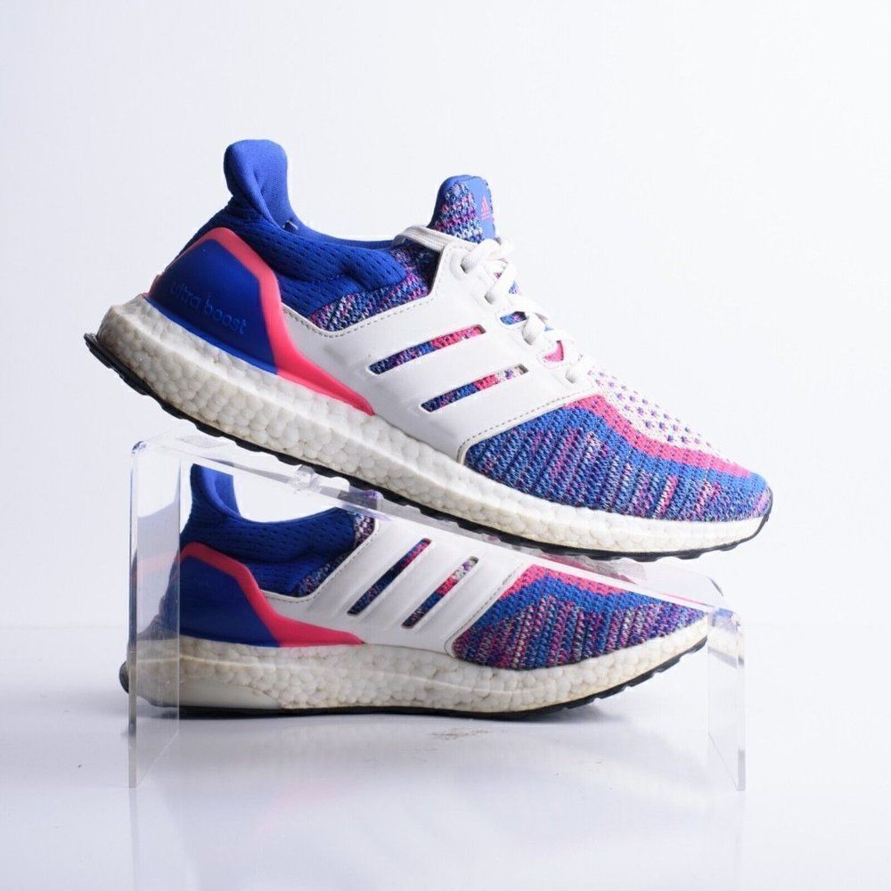 Adidas Ultra Boost 2.0 Womens Sneakers Blue Pink US 6 Athletic shoes EH0346 - Picture 7 of 8